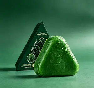 Polygonum Multiflorum Black Hair Nourishing Shampoo Soap, Usman Grass Ginseng Anti Gray Hair Solid Hair Wash Bar Natural Herbal Hair Growth Shampoo Soap, Organic Polygonum Multiflorum Ginseng Rosemary Hair Cleansing Bar