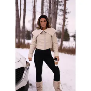 Faux Leather Shearling Jacket