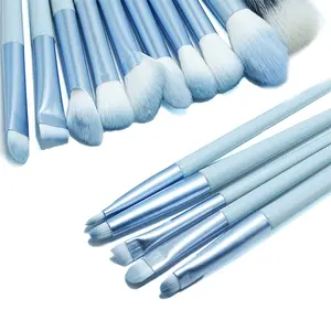 21pcs Professional Makeup Brush Set Powder Brush, Stippling Brush, Blending Brush, Concealer Brush, Nose Contour Brush, Eyeshadow Brushes with Makeup Sponge Puff