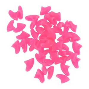 VOCOSTE Portable Anti-scratch Pet Nail Caps for Dog Medium Rose Red 50 Pcs