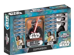 1 FULL BOX - 2025 Topps Chrome Star Wars Chrome SUPER BOX