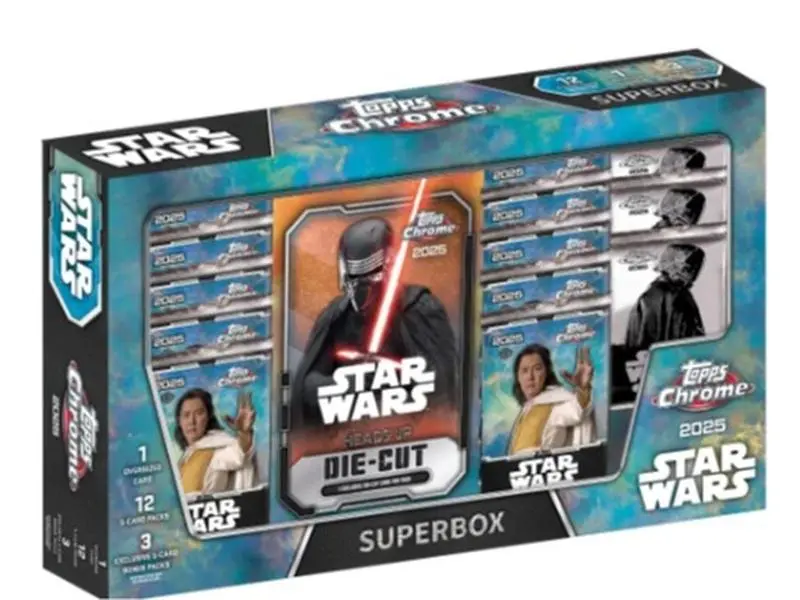 1 FULL BOX - 2025 Topps Chrome Star Wars Chrome SUPER BOX