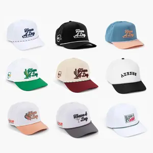 Full Collection Breezy Golf "Have A Day" Retro Rope Hat Series | Limited Edition Tour Championship & WM Phoenix Open Collab | Aesthetic Performance Golf Cap | Multi-Color Summer Essentials | Luxury Golf Gift for Men & Dad