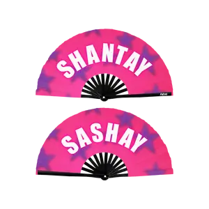 Shantay Sashay Double Sided Hand Fan