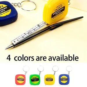 Height Measuring Tape Keychain, Mini Retractable Steel Ruler, Clothing Measurement Tool, Portable for Work Travel School Gifts, Durable Tape Measure