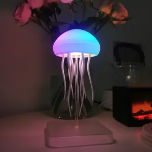 1PC Jellyfish Lamp - Realistic Swimming Jellyfish | Touch & Remote Control Night Light | 11 Colorful Ambience Modes | Perfect for Home Decor, Bedroom, Living Room, Office & Sleep Companion | Great Holiday Gift & Kids' Favorite