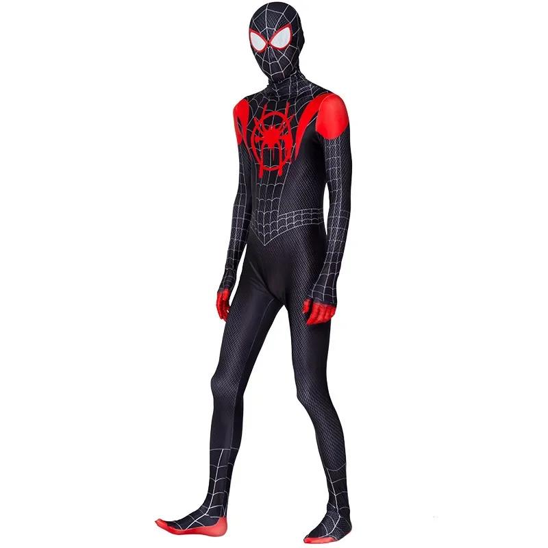 Kids Superhero Spider Cosplay Costume Iron Panther Zentai Jumpsuit Bodysuit Halloween Party Costumes for Boys Girls