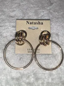 Natasha Gold Hoop Earrings