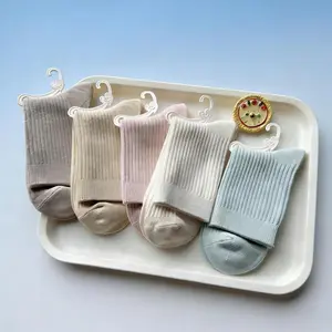 100% Cotton Mid-Calf Socks   for women  | Breathable Soft Ribbed Knit | 5-Pack Cotton Mid-Calf Socks | Odor-Resistant Breathable | Reinforced Durable | Versatile Color