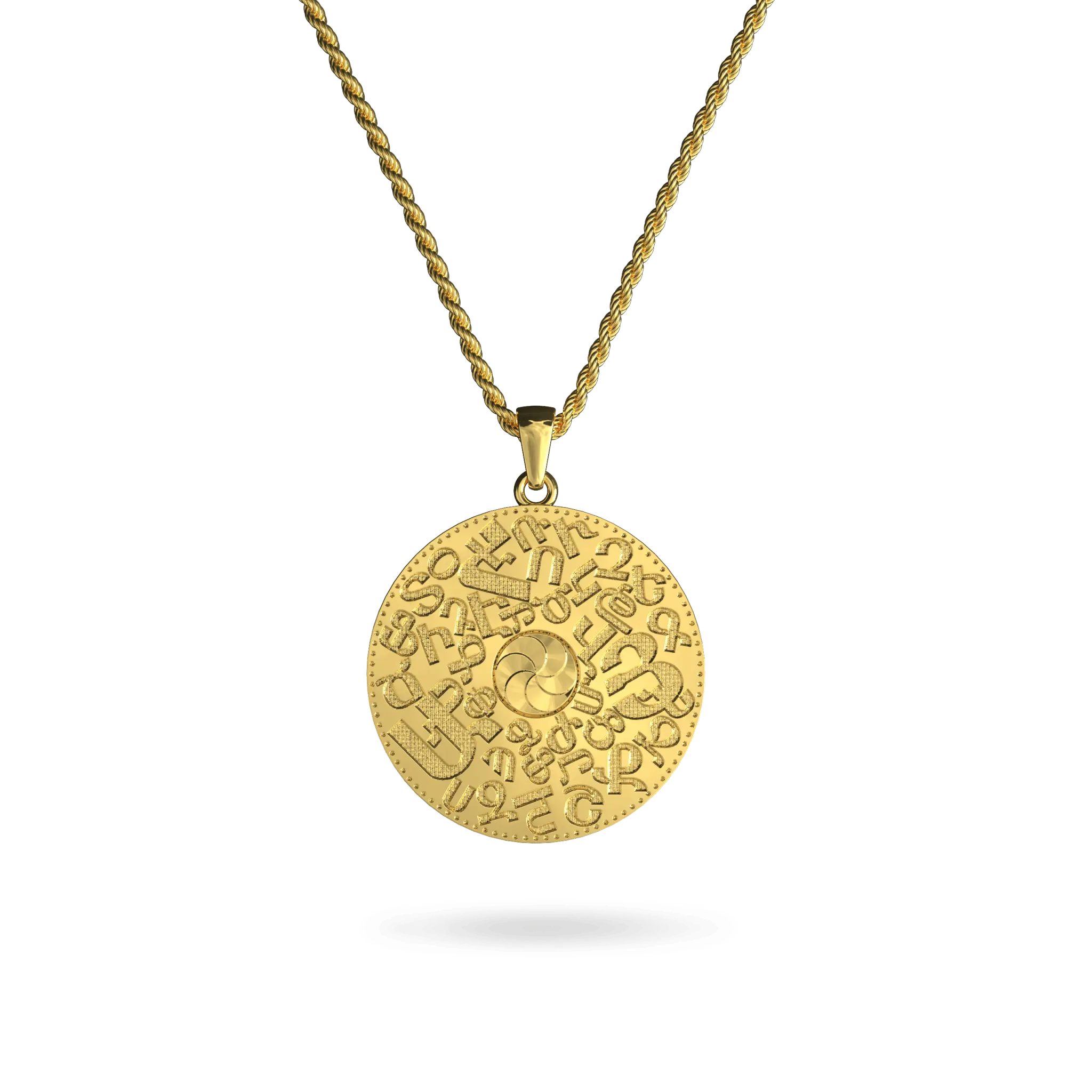 Armenian Alphabet Necklace