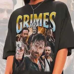 Rick Grimes T-shirts for Both Men and Women, Andrew Lincoln T-shirts, Daryl Dixon, and "The Walking Dead" Merchandise