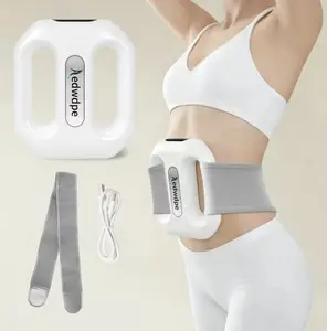 [Renhui] Portable Wireless Full-Body Massager – 8-speed adjustment for neck and shoulder muscle relaxation; deep tissue impact massager for relaxation; white and black lazy Susan design Lazy people exercise and fitness Daily