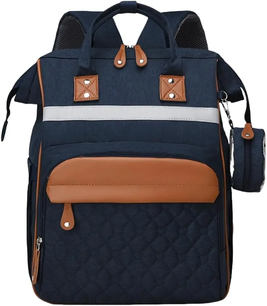 Large Capacity Diaper Bag Backpack with Tissue Pocket, Diaper Bag Backpack with Pacifier Case, Maternity Backpack