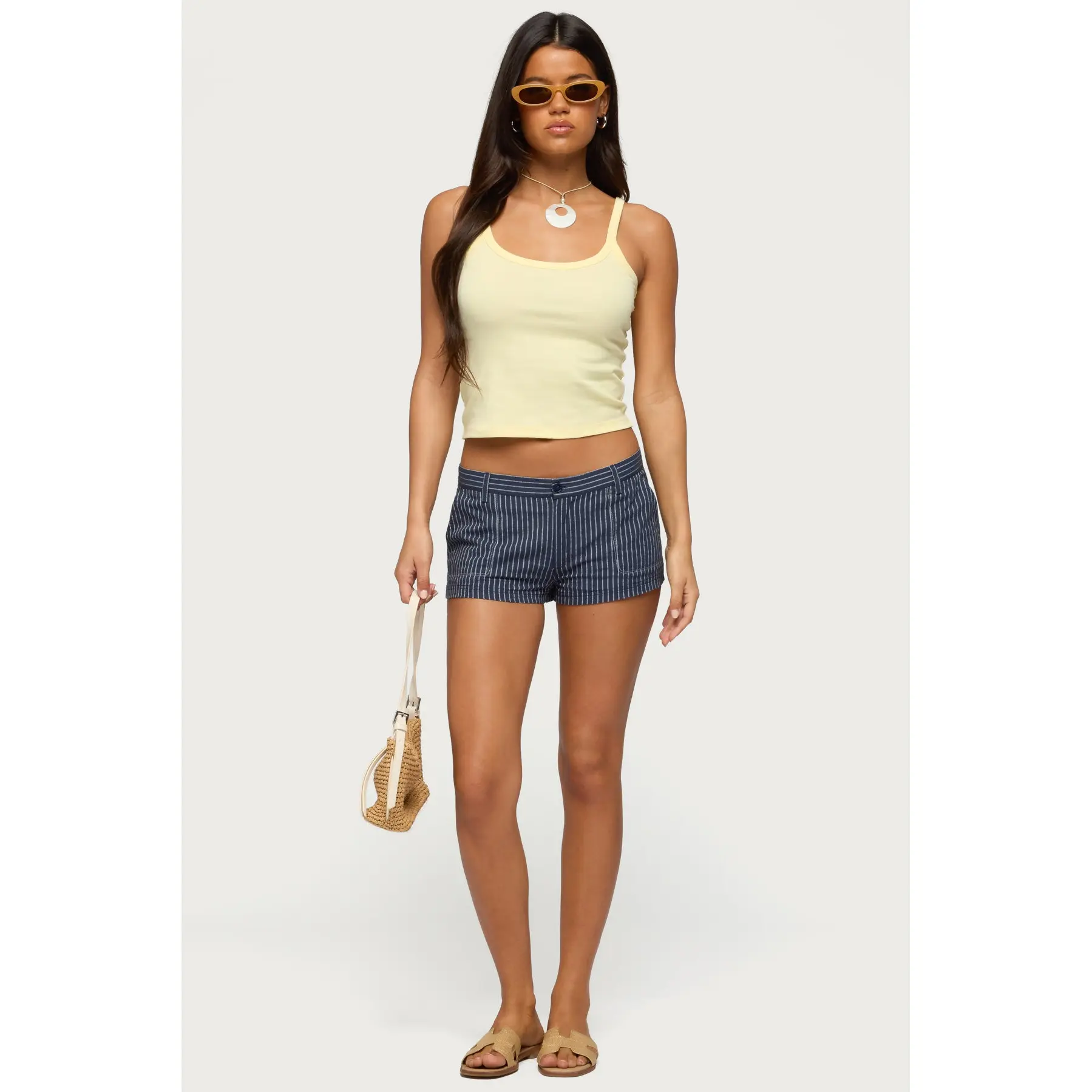 Lina Pinstripe Shorts