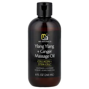 M3 Ylang Ylang + Ginger Massage Oil, 8 fl oz (240 ml)