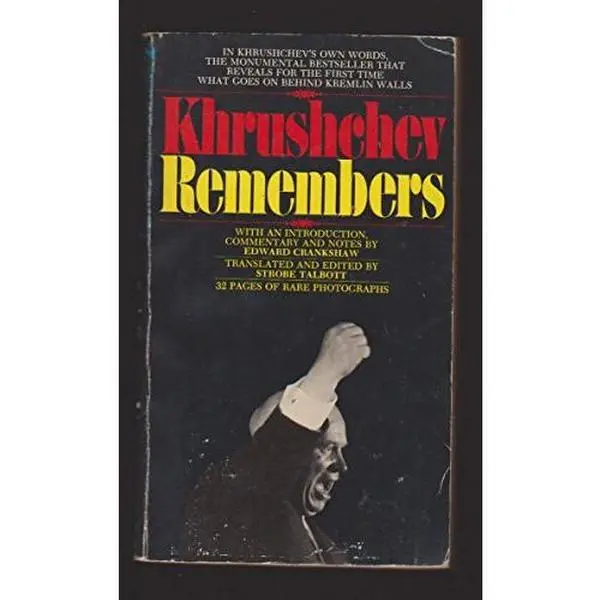 USED Book - Khrushchev Remembers (Bantam Extra) by Edward Crankshaw (Unknown)