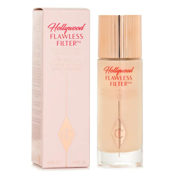 CHARLOTTE TILBURY Hollywood Flawless Filter, #1 Fair, Beauty & Personal Care Makeup Concealer & Foundation Buildable Coverage Buildable Matte Finish