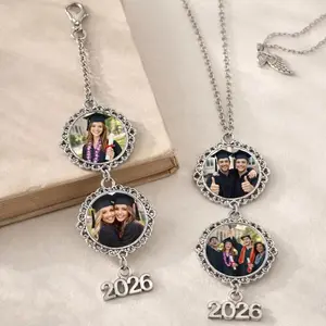 Personalized Graduation Photo Tassel, Graduation Gift, Memorial Grad charm, Memorial Taasel Gift, Gift for Graduates, Class of 2026 Keepsake
