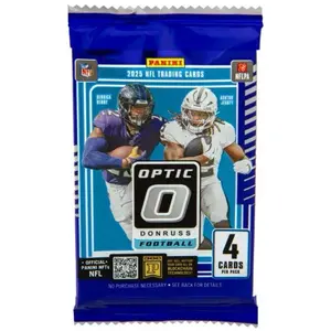 Panini 2025 NFL Trading Cards Optic Donruss Football 4 Cards Per Pack Official NFLPA Licensed