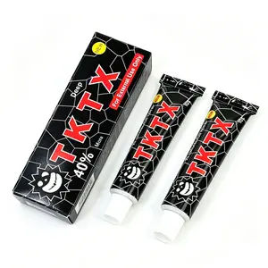2 Pack TKTX Tattoo Numbing Cream: 40% Fast-Acting Lidocaine Numbing Formula. Professional-Grade Anesthetic Comfort for Tattoos & All Cosmetic Treatments