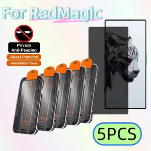 5-Pack Privacy Screen Protector for Zte Nubia Redmagic Series, Ultra-Clear Anti-Glare Film, Easy Install & Scratch-Resistant