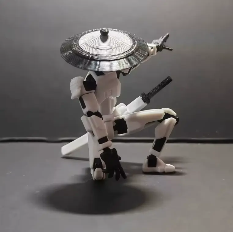 13 3D Printed Action Figure with Multiple Accessories Action Figures Toys Assembly Completed Action Figure Dummy for Game Lovers