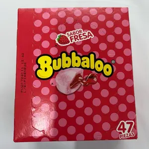 Bubbaloo Sabor Fresa Chewing Gum - 47 Pack - Flavor, Snack