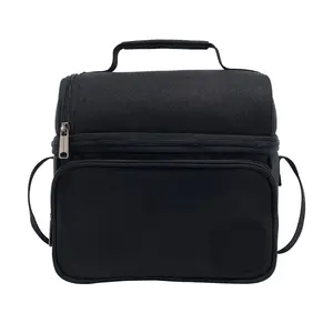 on sale[ Camping Cooler, Worksite Lunchbox, Soft Shell Cooler for Construction Sites, Work and Everyday Use Cooler, Black