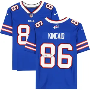 Dalton Kincaid Buffalo Bills Autographed Blue Nike Limited Jersey - Fanatics Authentic Certified - NFL Memorabilia