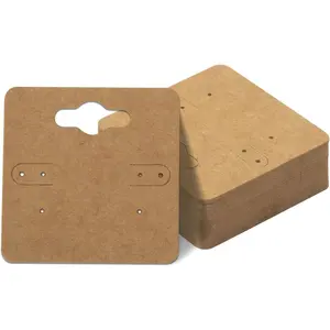 300 count Earring Cards, 2x2 Inch Earring Display Holder  Paper Earrings Tags with 6 Holes, Hanging  Display Cards for Selling,,DIY Crafts, Retail