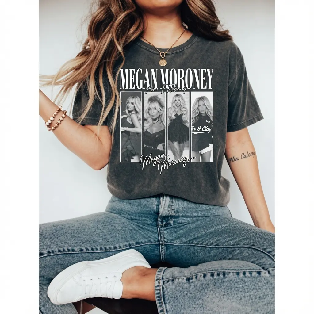 Megan Moroney Cloud 9 Merch Tee Shirt Megan Moroney Cloud Nine Tour Merch Fan Appare HG