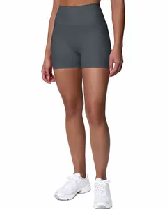 PAVOI ACTIVE High Waisted Athletic Shorts with Pockets for Women - Buttery Soft No Front Seam 4" & 6" Biker Workout Yoga Shorts - FlexFlow