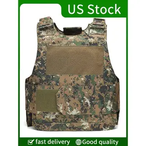 Adjustable Lightweight Tactical Vest, Sport Vest for Outdoor, Hunting, Training, Plate Carrier, Men's Vest Design Bum Bag & Belt Bag, Protective Gear for Men,Popular Outdoor Quick Release Tactical Vest