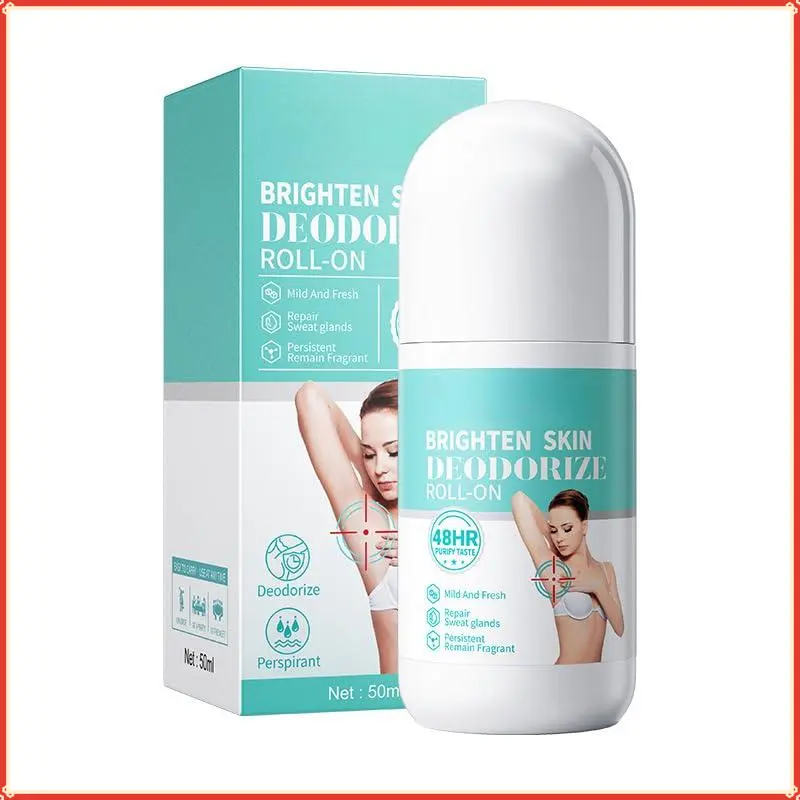 Roll-On Deodorant for Women and Men, 24-hour Invisible Antiperspirant Fresh Scent Underarm Wetness Protection, Antiperspirant Deodorant Body Care Unisex Aroma Gentle Moisturizing Smooth Storage Cosmetic Cleanser