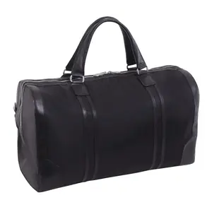212 MAIN 20 in. Pasadena Nylon Carry-all Duffel, Black, Nylon Material