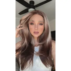 EllaRae | Adriana Style Wig | Lace Front Blonde Dipped Layered Wig