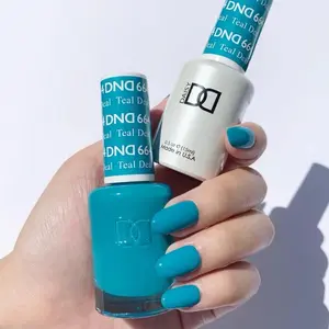DND 664 Teal Deal Gel and Lacquer Duo nail care nail art color