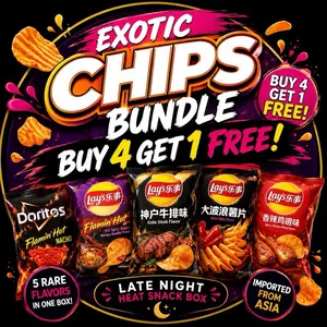 Late Night Heat chips Box - Assorted Savory Treats for Late-Night Cravings