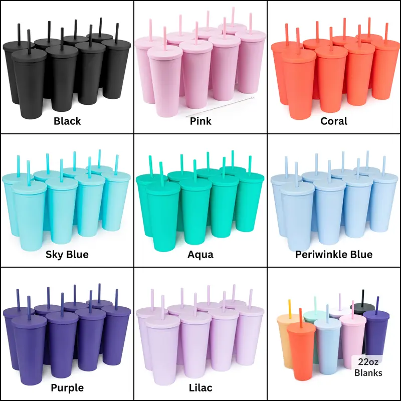 acrylic matte tumbler - TikTok Shop