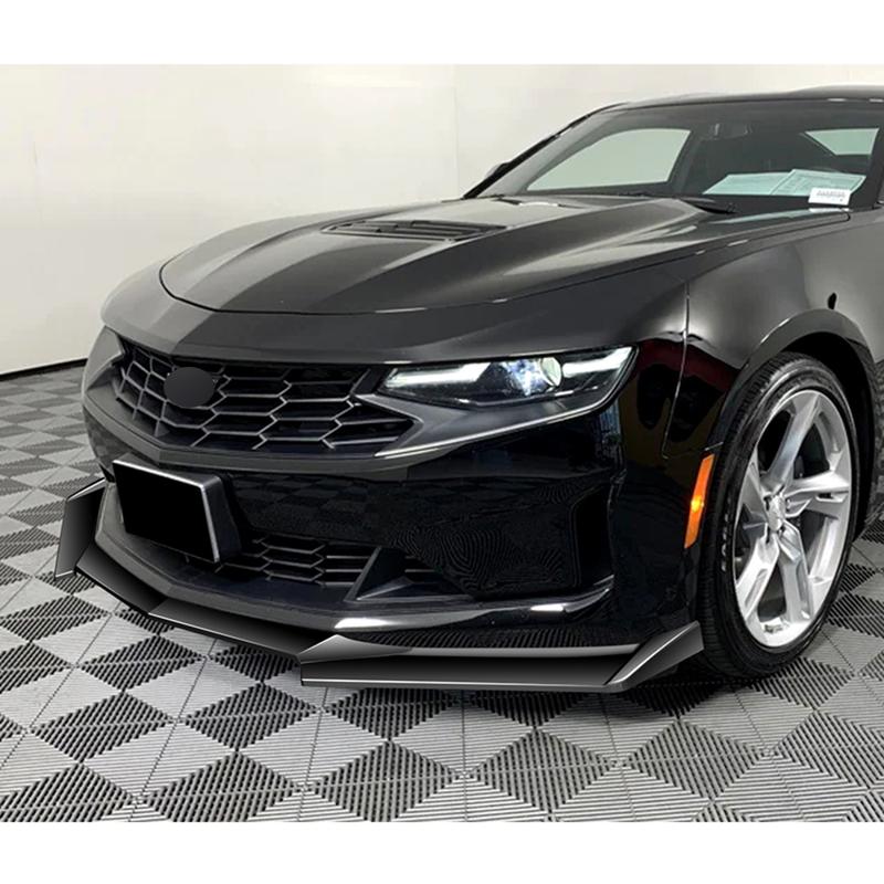 1LE-Style Front Bumper Lip Body Kit Spoiler Compatible with 2016 - 2024 Chevy Camaro LT / LS / RS / SS Bumper ( Do Not Fit ZL1 Bumper Models )