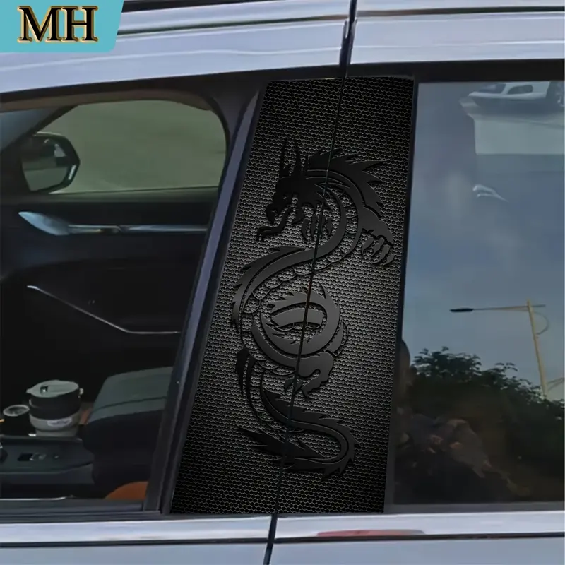 2-Pack Dragon Fantasy Decal Stickers – For Car Truck Window Bumper Wall – Decals By Haley 2 thumbnail image