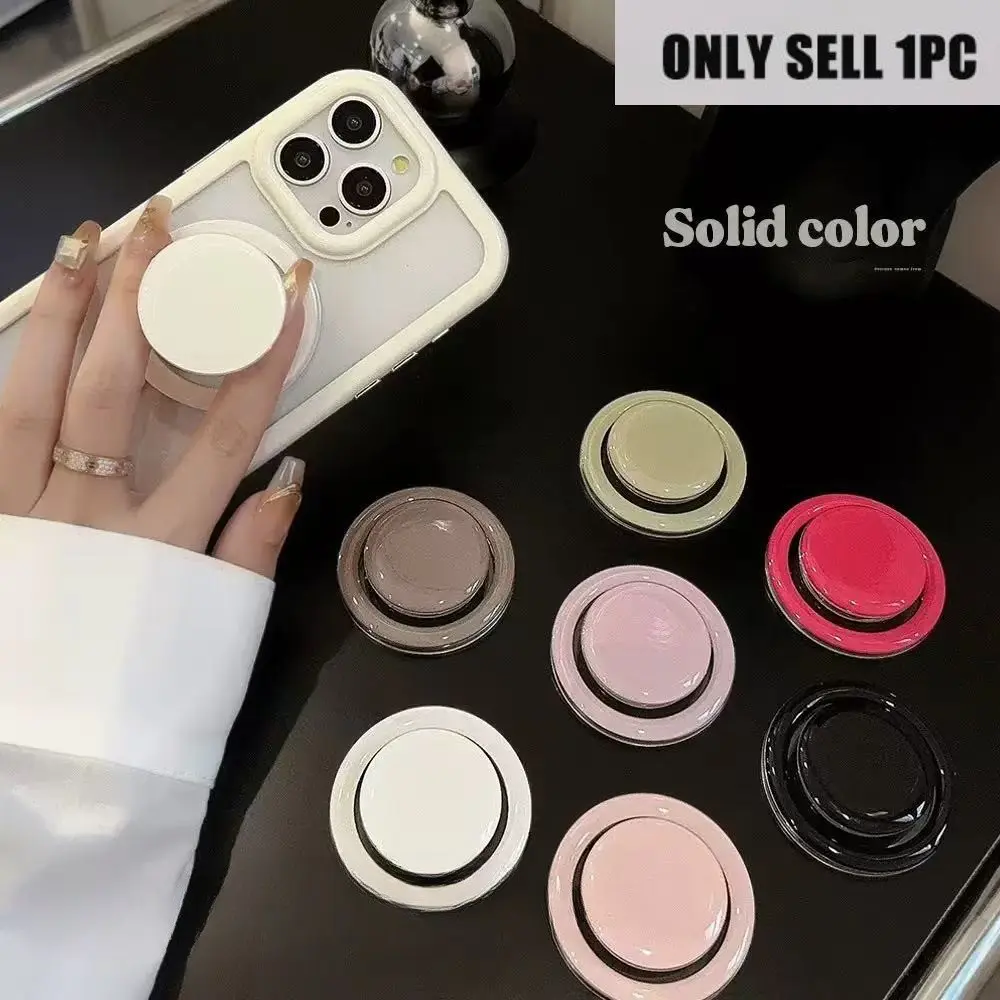 Solid Color Magnetic Phone Stand, Adhesive Power for Apple 17/16/15/14/13/12/11/x Series, PC Material, Suitable for All Mobile Phones, Magnetic, Phone Accessory