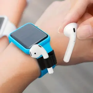 Silicone Watch Band Holder, Portable Silicone Watch Band Holder, Watch Band Stand for AirPods 1/ 2/ 3/ Pro/ Pro2, Fashionable Watch Accessories, Audio & Video Accessories