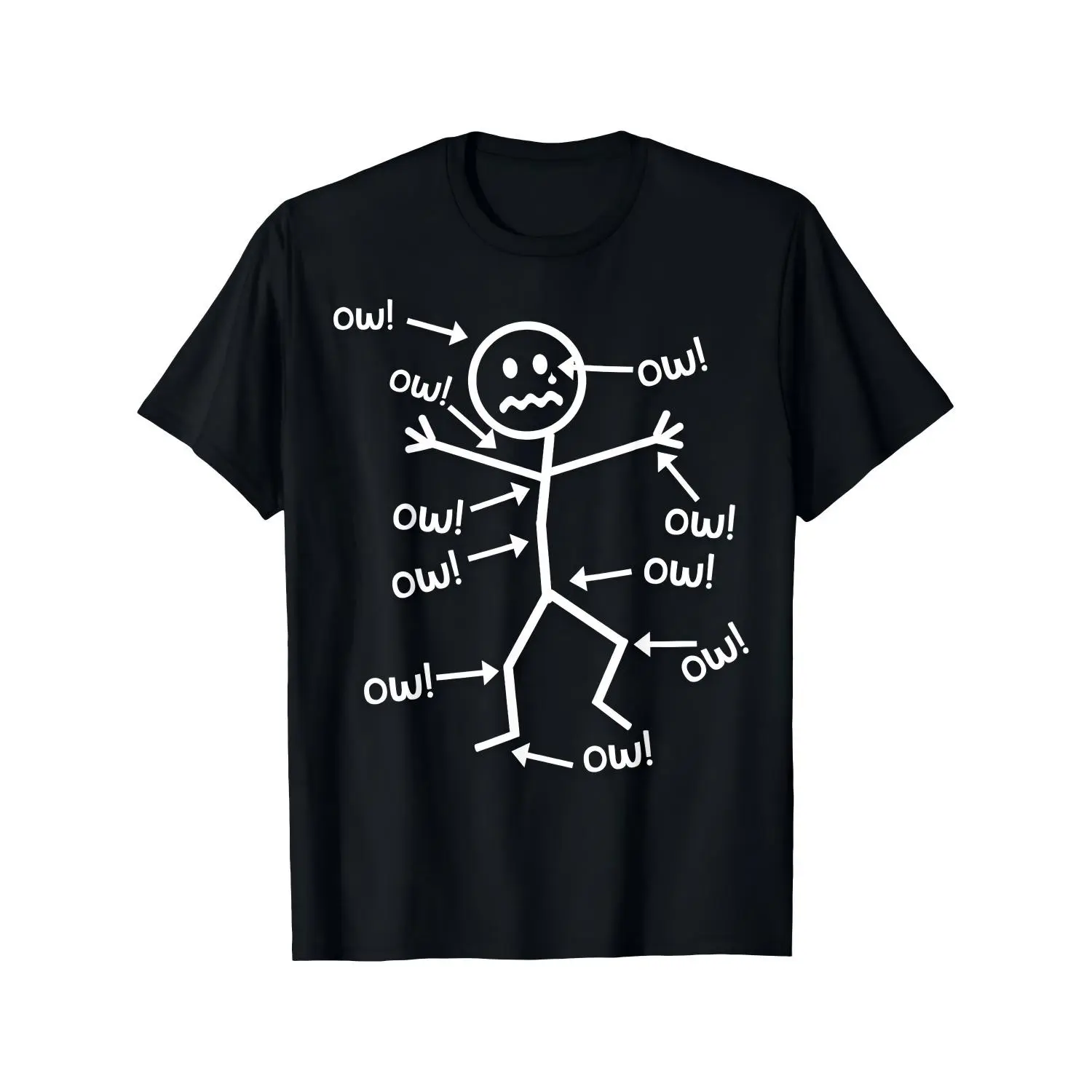 Women's Humor Graphic Tee - Crew Neck Shortsleeve Chronic Pain Awareness Top, Breathable Durable Stitching Simple Tee, Easy Styling Machine-Washable All Seasons Summer Streetwear Fashion Casual Basic Shirt