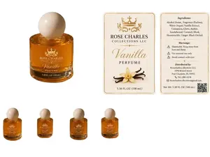 Luxury Vanilla Eau de Parfum – Long-Lasting Warm & Spicy Warm Fragrance Spray for Women & Men – 3.4 fl oz