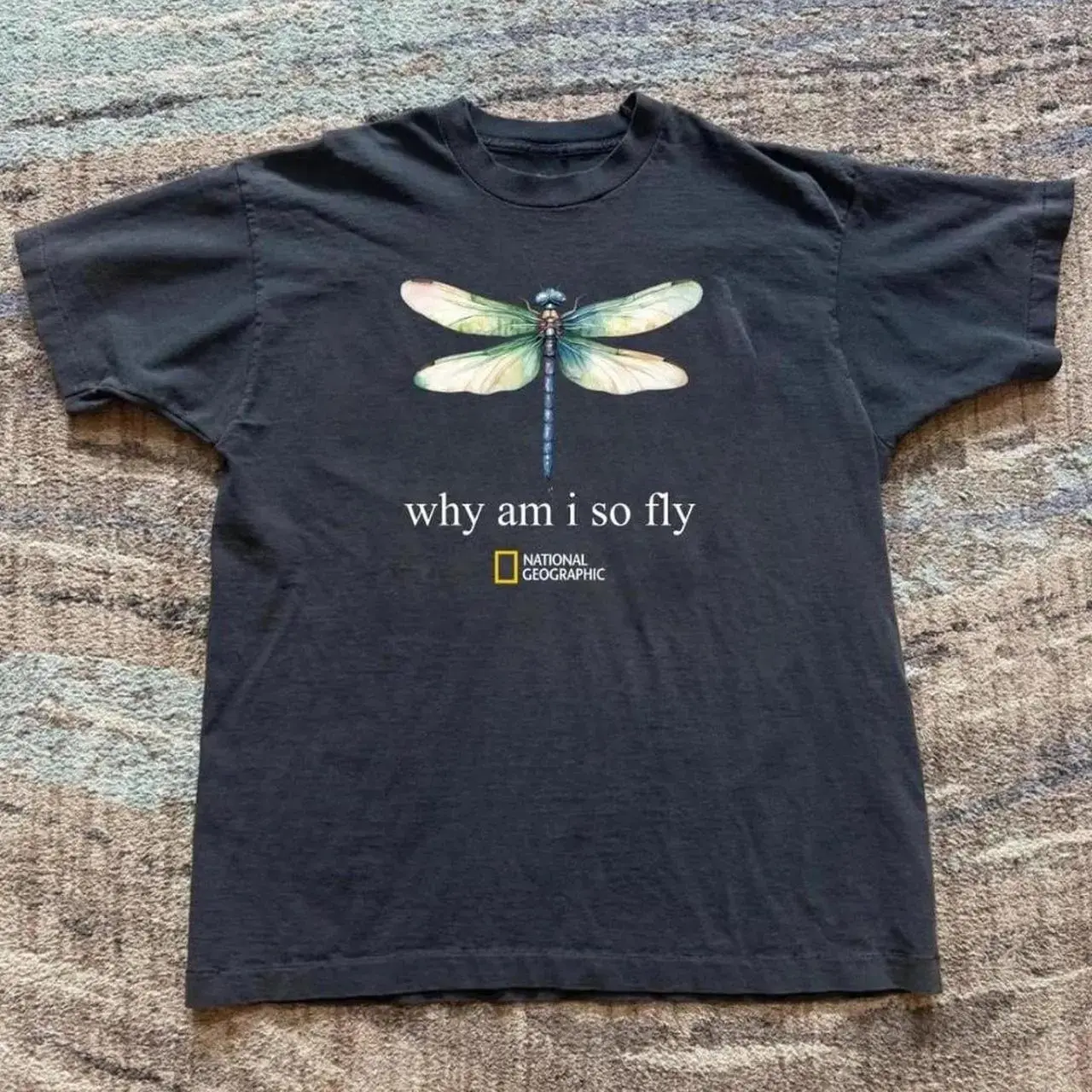 Gildan Men's and Women's T-shirt, National Geographic Dragonfly Graphic Tee, Nature, Animal Tee, Unisex T-shirt, Gift T-shirt, Y2k Unisex Graphic Tees Gothic Grunge Emo Scene Amity Affliction Style Clothes Menswear Womenswear Streetwear