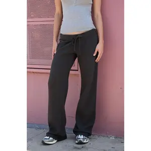 John Galt Women's Black Hilary Baggy Sweatpants