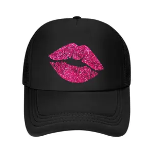 Gifts Vintage Sexy Pink Lipstick Beauty Kiss Lips Baseball Cap