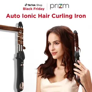 【TikTokShopBlackFriday】Fully Automatic Curling Irons Dual Voltage & Lightweight for Travel with Millions Negative Ionic 32mm Rotating Hair Curler Salon at Home lazy Comfort Wedding Hairstyles Curling Tool Christmas Thanksgiving Gift