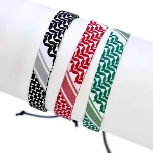 Scarf Arabic Style Woven Bracelet for Men Women
